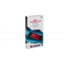 Kingston Technology Dual Portable 2 TB USB Type-A / USB Type-C 3.2 Gen 2 (3.1 Gen 2) Must, Punane Kingston Technology Dual Portable 2 TB USB Type-A / USB Type-C 3.2 Gen 2 (3.1 Gen 2) Must, Punane