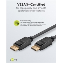 Goobay 74777 DisplayPort cable 1 m Black Goobay 74777 DisplayPort cable 1 m Black