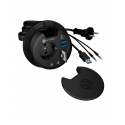 ICY BOX IB-HUB1430-CR pistorasia Musta ICY BOX IB-HUB1430-CR pistorasia Musta