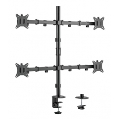 Equip 650159 monitora stiprinājums un statīvs 81,3 cm (32") Galds Melns