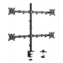 Equip 17"-32" Articulating Quad Monitor Desk Mount Bracket