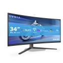 Philips Evnia 34M2C6500/00 monitori 86,4 cm (34") 3440 x 1440 pikseļi Wide Quad HD QD-OLED Pelēks Philips Evnia 34M2C6500/00 monitori 86,4 cm (34") 3440 x 1440 pikseļi Wide Quad HD QD-OLED Pelēks