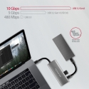 Axagon HMC-5G21 kannettavien tietokoneiden telakka ja porttitoistin Langallinen USB 3.2 Gen 2 (3.1 G Axagon HMC-5G21 kannettavien tietokoneiden telakka ja porttitoistin Langallinen USB 3.2 Gen 2 (3.1 G
