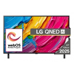 LG QNED 75QNED80A3A televizorius 190,5 cm (75") 4K Ultra HD Smart TV „Wi-Fi“ Juoda