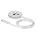 CLUB3D CAC-3026 Qi2 25W Wireless Charger White Qi 2.2 MagSafe Compatible Magnetic Pad