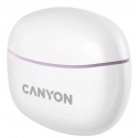 Canyon TWS-5 Austiņas Bezvadu Ausīs Zvani /mūzika/sports/ikdiena USB Veids-C Bluetooth Violets Canyon TWS-5 Austiņas Bezvadu Ausīs Zvani /mūzika/sports/ikdiena USB Veids-C Bluetooth Violets