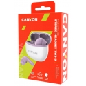 Canyon TWS-5 Austiņas Bezvadu Ausīs Zvani /mūzika/sports/ikdiena USB Veids-C Bluetooth Violets Canyon TWS-5 Austiņas Bezvadu Ausīs Zvani /mūzika/sports/ikdiena USB Veids-C Bluetooth Violets
