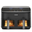 Cosori Dual Basket Chef Edition Dubults 8,5 L Atsevišķs 1750 W Karstā gaisa fritētājs Melns, Sudrabs Cosori Dual Basket Chef Edition Dubults 8,5 L Atsevišķs 1750 W Karstā gaisa fritētājs Melns, Sudrabs