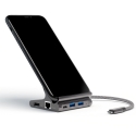 4smarts 7in1 USB 3.2 Gen 1 (3.1 Gen 1) Type-A + Type-C Pelēks 4smarts 7in1 USB 3.2 Gen 1 (3.1 Gen 1) Type-A + Type-C Pelēks