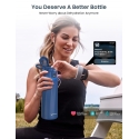WaterH BOOST Chug Lid älyjuomapullo, 710 ml, Magnetite Blue WaterH BOOST Chug Lid älyjuomapullo, 710 ml, Magnetite Blue