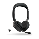 Jabra Evolve2 65 Flex Austiņas Vadu & Bezvadu Birojs / zvanu centrs Bluetooth Melns