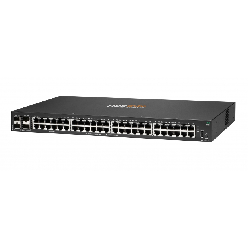 HPE Aruba Networking CX 6000 Управляемый L2/L3 Gigabit Ethernet (10/100/1000) 1U Черный – 2