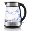 Eta Crystela II vedenkeitin 1,7 L 2200 W Musta, Ruostumaton teräs, Läpinäkyvä Eta Crystela II vedenkeitin 1,7 L 2200 W Musta, Ruostumaton teräs, Läpinäkyvä