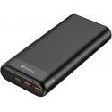Sandberg 420-62 ārējais akumulators Litija jons 20000 mAh Melns Sandberg 420-62 ārējais akumulators Litija jons 20000 mAh Melns
