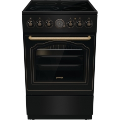 Gorenje GECS5B70CLB Vapaasti seisova liesi Sähkö Keraaminen Musta