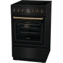 Gorenje GECS5B70CLB Pastatoma viryklė Elektrinis Keraminis Juoda Gorenje GECS5B70CLB Pastatoma viryklė Elektrinis Keraminis Juoda