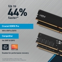 Crucial Pro CP24G56C46U5 atminties modulis 24 GB 1 x 24 GB DDR5 288-pin DIMM Crucial Pro CP24G56C46U5 atminties modulis 24 GB 1 x 24 GB DDR5 288-pin DIMM
