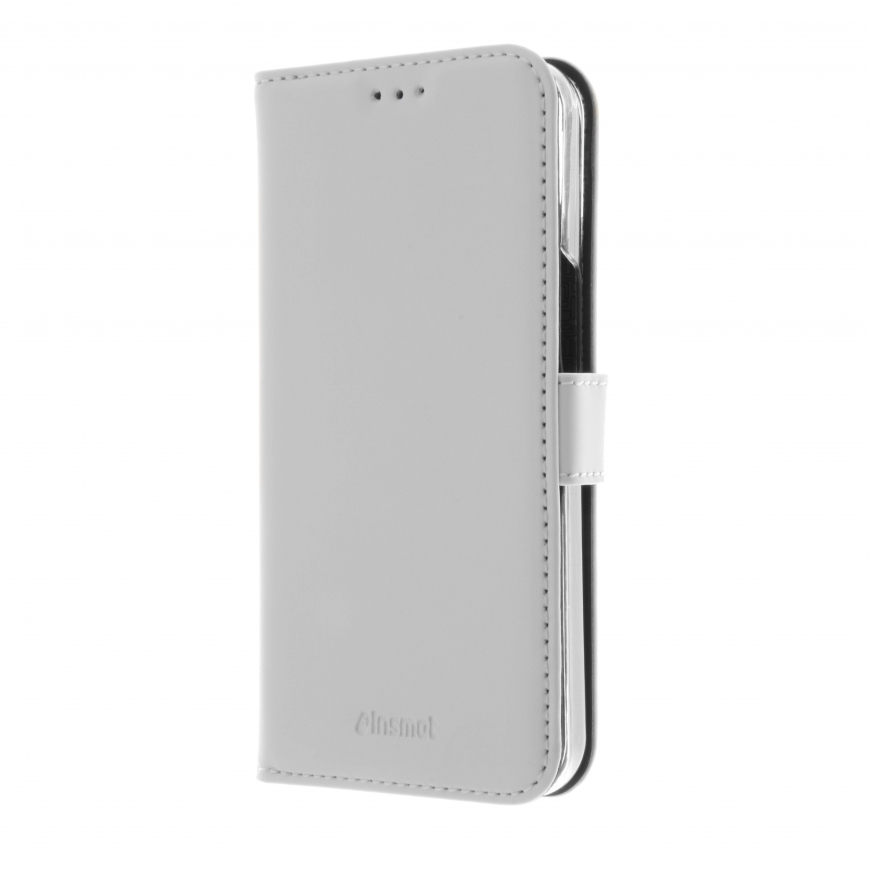 Insmat Exclusive Flip Case mobilo telefonu apvalks 13,7 cm (5.4") Viedierīces maks Balts