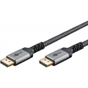 Goobay 65267 DisplayPort cable 5 m Black, Silver