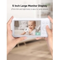 Momcozy BM007-WH12BA-A beebimonitor Valge Momcozy BM007-WH12BA-A beebimonitor Valge