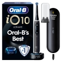 Oral-B iO10 sähköhammasharja, musta + lataava matkakotelo Oral-B iO10 sähköhammasharja, musta + lataava matkakotelo