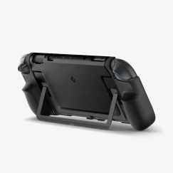 Spigen Dual Grip Suojus Nintendo Polykarbonaatti (PC), Termoplastinen polyuretaani (TPU) Musta