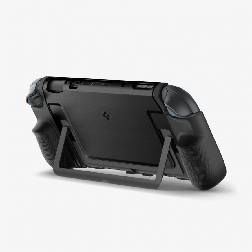 Spigen Dual Grip Suojus Nintendo Polykarbonaatti (PC), Termoplastinen polyuretaani (TPU) Musta