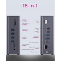 ICY BOX IB-DK2262AC Juhtmega ühendatud USB 3.2 Gen 1 (3.1 Gen 1) Type-C Söehall ICY BOX IB-DK2262AC Juhtmega ühendatud USB 3.2 Gen 1 (3.1 Gen 1) Type-C Söehall