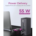 ICY BOX IB-DK2262AC Juhtmega ühendatud USB 3.2 Gen 1 (3.1 Gen 1) Type-C Söehall ICY BOX IB-DK2262AC Juhtmega ühendatud USB 3.2 Gen 1 (3.1 Gen 1) Type-C Söehall