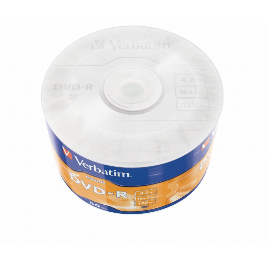 Verbatim 43791 blank DVD 4.7 GB DVD-R 50 pc(s) – 3