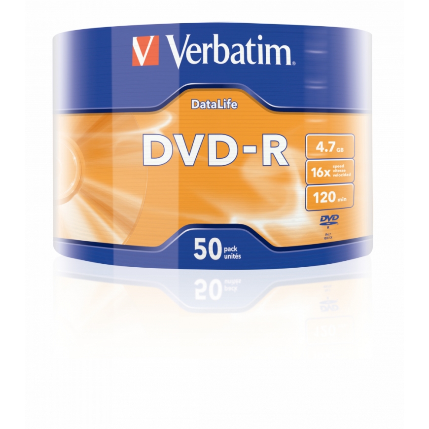 Verbatim 43791 tühi DVD 4,7 GB DVD-R 50 tk – 4