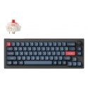 Keychron V2 Max tastatūra Universāls USB + RF Wireless + Bluetooth Melns, Ogleklis Keychron V2 Max tastatūra Universāls USB + RF Wireless + Bluetooth Melns, Ogleklis