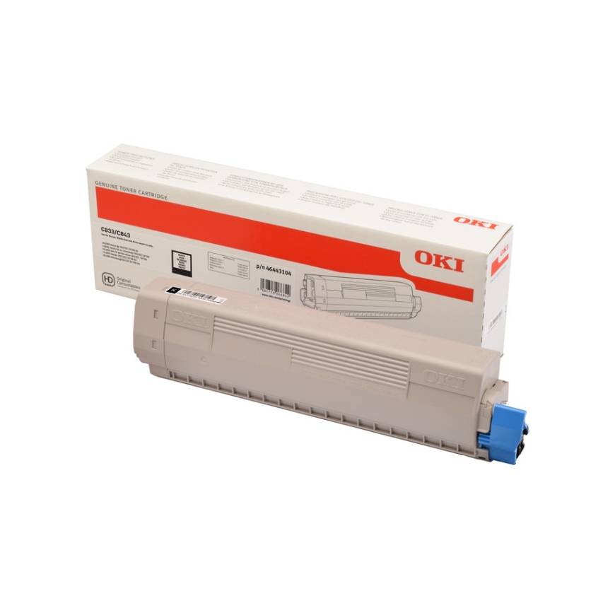 OKI 46443120 tonera kārtridžs 1 pcs Oriģināls Melns