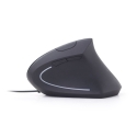 Gembird MUS-ERGO-01 компьютерная мышь Офисная Для правой руки USB тип-A Оптический 3200 DPI