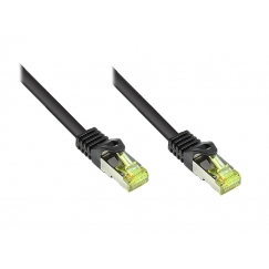 Alcasa 3m Cat7 S/FTP сетевой кабель Черный S/FTP (S-STP)