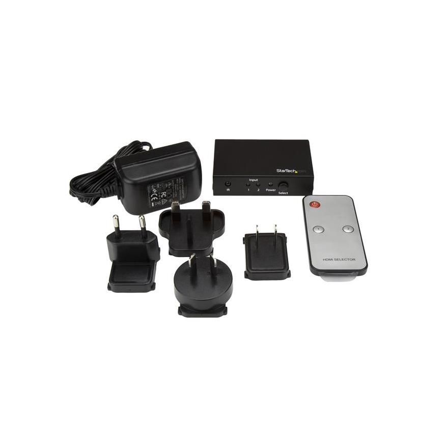 StarTech.com 2-Port HDMI Switch - 4K 60Hz – 5