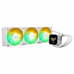ASUS TUF Gaming LC III 360 ARGB LCD White Edition Procesors Universāls šķidruma dzesētājs 12 cm Balts 1 pcs