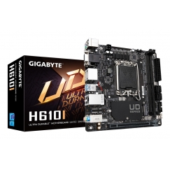 GIGABYTE H610I pagrindinė plokštė Intel H610 Express LGA 1700 „mini ITXs“