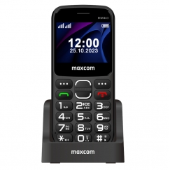 MaxCom Comfort MM443 4G 5,87 cm (2.31") 110 g Melns Tālrunis ar papildiespējām