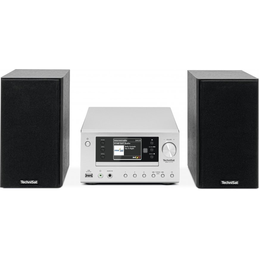 TechniSat Viola 710 CD IR Internet Аналоговый и цифровой Серебристый
