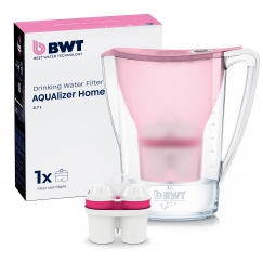 BWT AQUAlizer Home Filtra krūze 2,7 L Rozā, Caurspīdīgs