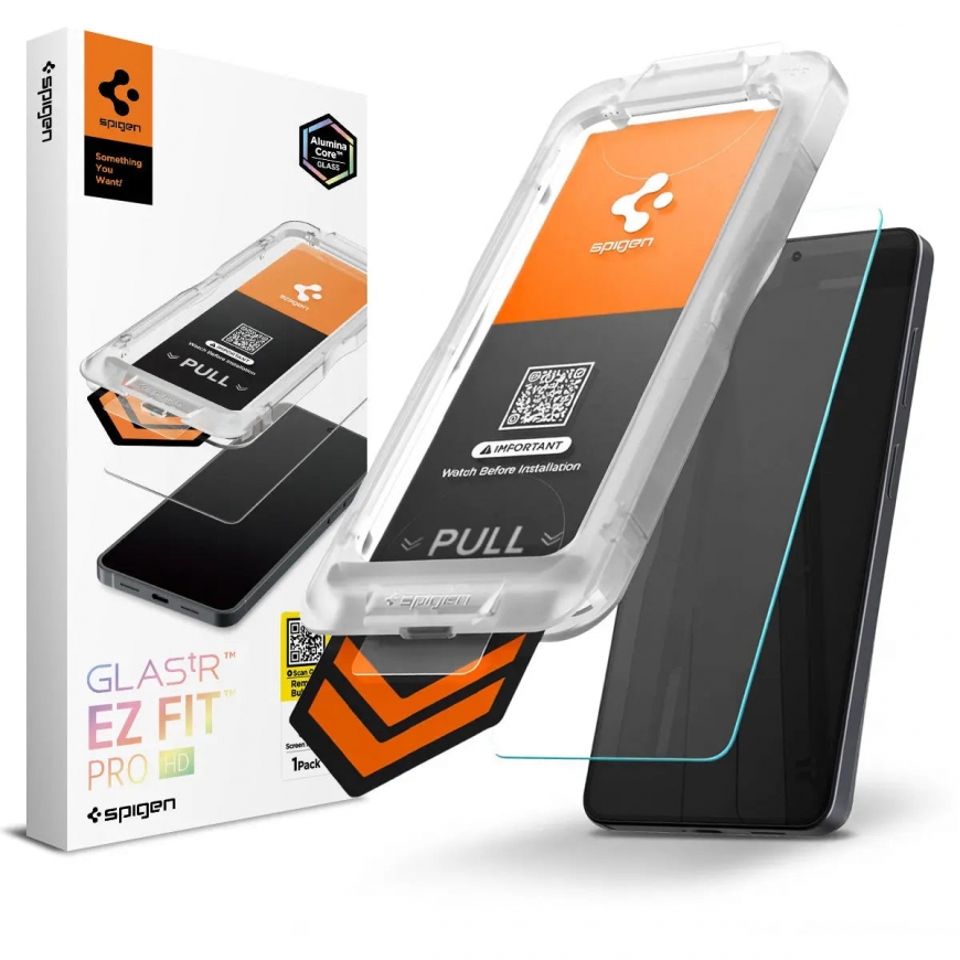Spigen GLAS.tR EZ Fit Pro HD Selge ekraanikaitse Samsung 1 tk