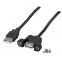 EFB Elektronik K5291SW.0,5V2 USB-kaapeli USB 2.0 0,5 m USB A Musta EFB Elektronik K5291SW.0,5V2 USB-kaapeli USB 2.0 0,5 m USB A Musta
