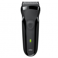Braun Series 3 300s Teräverkollinen parranajokone Trimmeri Musta