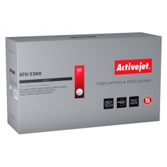 Activejet ATH-53NX toner (replacement for HP 53X Q7553X, Canon CRG-715H Supreme 7900 pages black)