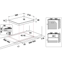 Whirlpool TGML 661 IX Nerūsējošs tērauds Iebūvēts 58 cm Gāzes 4 zone(s) Whirlpool TGML 661 IX Nerūsējošs tērauds Iebūvēts 58 cm Gāzes 4 zone(s)