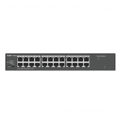 Ruijie Networks RG-ES124G-L tīkla pārslēgs Nepārvaldīts L2 Gigabit Ethernet (10/100/1000) Melns