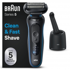 Braun Series 5 52-B7000cc Skustuvas Apkarpymo mašinėlė Juoda