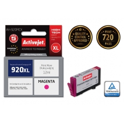 Activejet AH-920MCX tintes kārtridžs 1 pcs Saderība Augsta (XL) produktivitāte Fuksīns