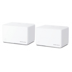 Mercusys Halo H80X (2-pack) Dviguba juosta (2,4 GHz / 5 GHz) Wi-Fi 6 (802.11ax) Balta 3 Vidinis